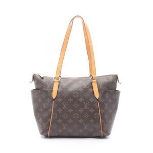 Louis Vuitton Totally Tote Bag Canvas Leather Monogram Brown